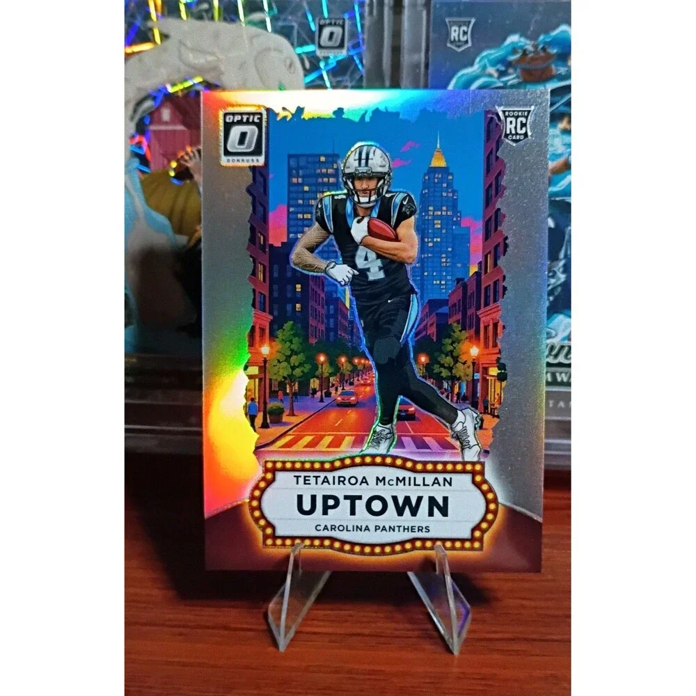 2025 Panini Donruss Optic Uptowns Tetairoa McMillan #20 (RC) CAR Panthers